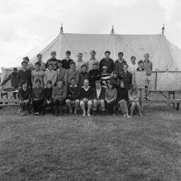 The Square - Gwenith - Irene Evans - Bruce - Bolton Cafe - Mrs Powell - Pathfinder camp at Dyffryn thumbnail