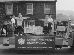 Manod Field Gala Groups Mr. and Mrs. John Roberts (Butcher) Llan Carnival Ted Humphreys, Ffestiniog - Aug-70 thumbnail