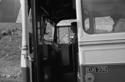 Tanyblwch Post Office Ted & Eilir in Ireland At Cairblaidd-Betty Watkin Bus on Moelwyn-football- thumbnail