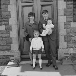 Ann Preston - Prysor and girl friend - Gwyneth Humphreys - Meinir Edwards Trawsfynydd - Mrs. McNeil, John A. Heath - Maldwyn, Postman's family, Manod - March 1969 - April thumbnail