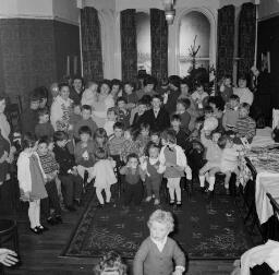 Young wives tea party for children-Bob Pollock- Barmaid Oakley Arms DOLWYDDELEN PORTRAIT thumbnail