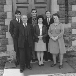 Ann Preston - Prysor and girl friend - Gwyneth Humphreys - Meinir Edwards Trawsfynydd - Mrs. McNeil, John A. Heath - Maldwyn, Postman's family, Manod - March 1969 - April thumbnail