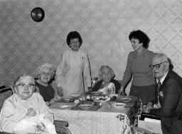 Morris Dancers (Queen) Llan Ffestiniog (dinnerXmas) Bryn Llywelyn (dinnerXmas. Llechwedd Presentation with Hefin Davues etc. unidentified passport. thumbnail