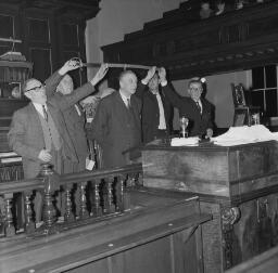 (Brynmer) Flags of C.E.G.B. Traws David Staed - Eisteddfod Henoed - Rhiw Memorial -David Lewis - Copy for Minfford. LINES ARE ON NEGATIVES, thumbnail