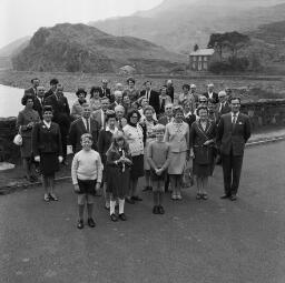 Editors at Tanygrisiau Power Station Mrs. G. Jones - Mrs. Nancy Jones - Mrs. Sam Jones Mrs. Pat Cuningham Mr. Heath Golding. thumbnail