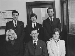 Staff at NP Bank; tests on new Rollei - Aug-65 thumbnail