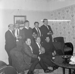 Robert LL. Roberts, Caerfridd - Darts teams - Gwenan V. Jones - Donald Warren - Linda Parry 4 Meirion Terrace - Will (Tatws) Davies High Street, Dr, Gareth Evans - Jones. - May-69 thumbnail