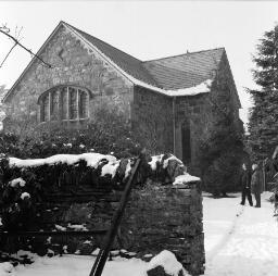 St. David's restoration, St. David's outside - Glenys Williams - Feb-69 thumbnail